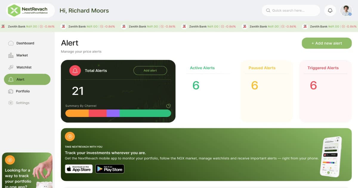 How to Set Price Alerts for Any NGX Stock and Get Instant Notifications